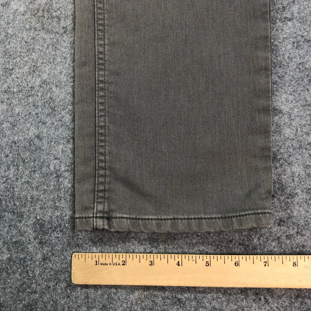 Banana Republic Mens Traveler Pants 32x34 Slim Fit Stretch Gray Cotton Denim